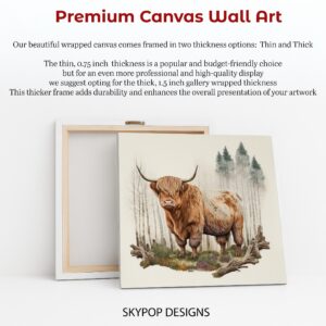 Highland Cow Art