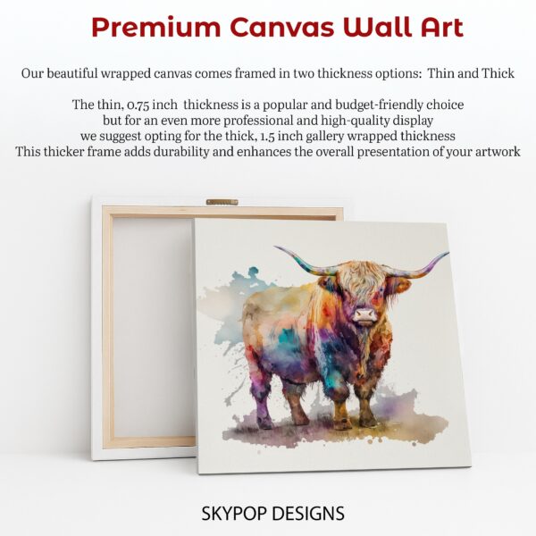 Highland Cow Art
