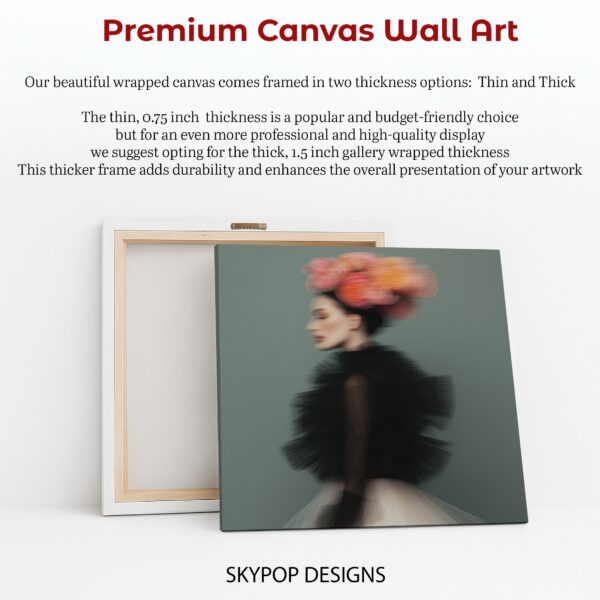 Floral Fashion Portrait Art