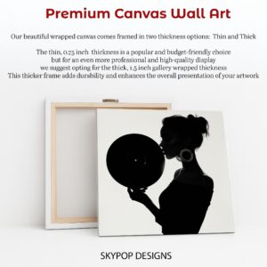 Vinyl Record Silhouette Art