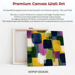 Colorful Geometric Blocks Art
