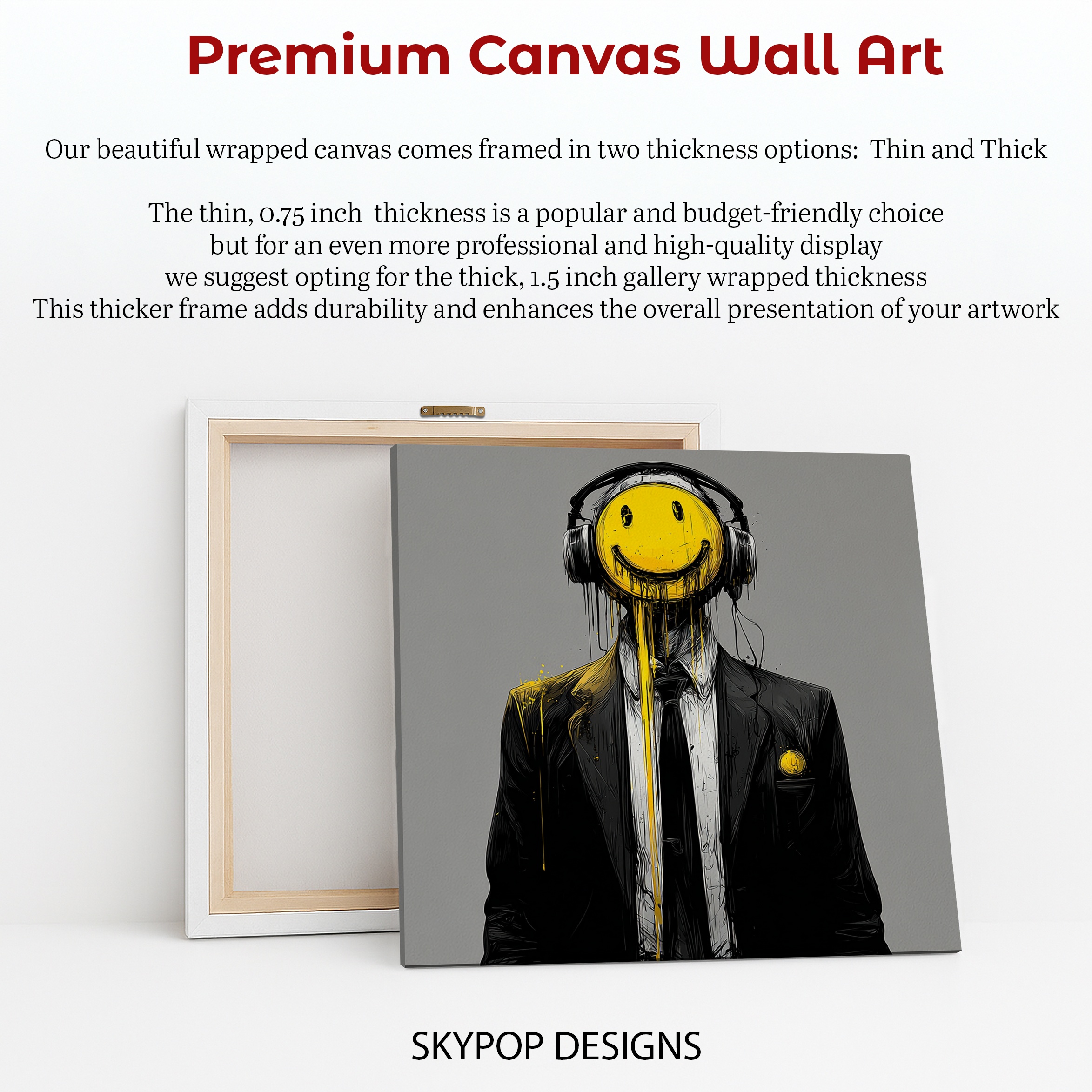 6.jpg Headphone Smiley Face Art