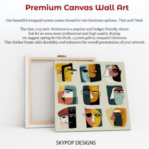 Geometric Faces Art