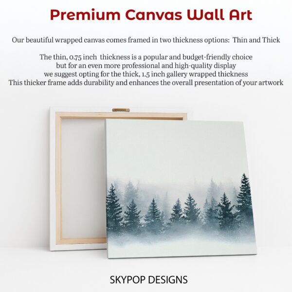 Misty Forest Art