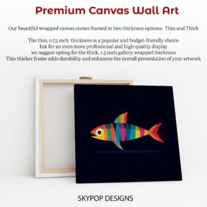 Rainbow Fish Art