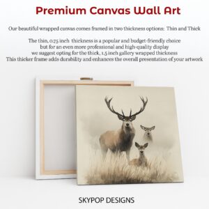 Deer Family Art