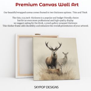Deer Family Art