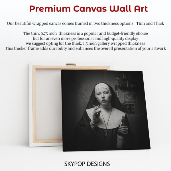 Rebellious Nun Art