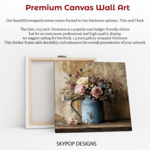 Rustic Floral Arrangement Art