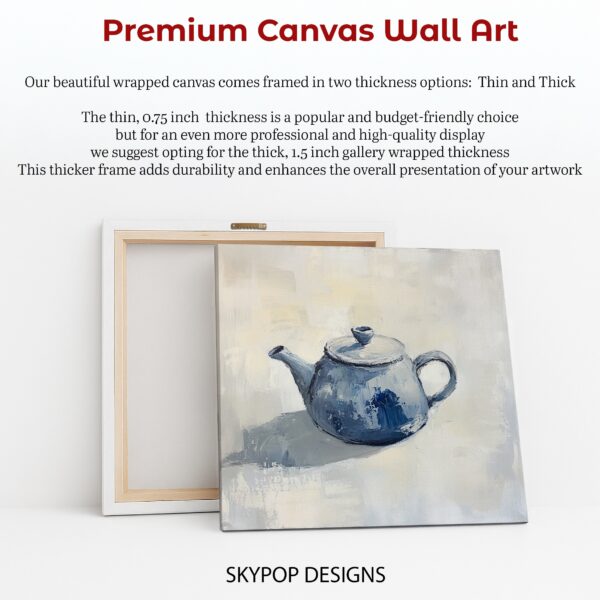 Blue Teapot Art