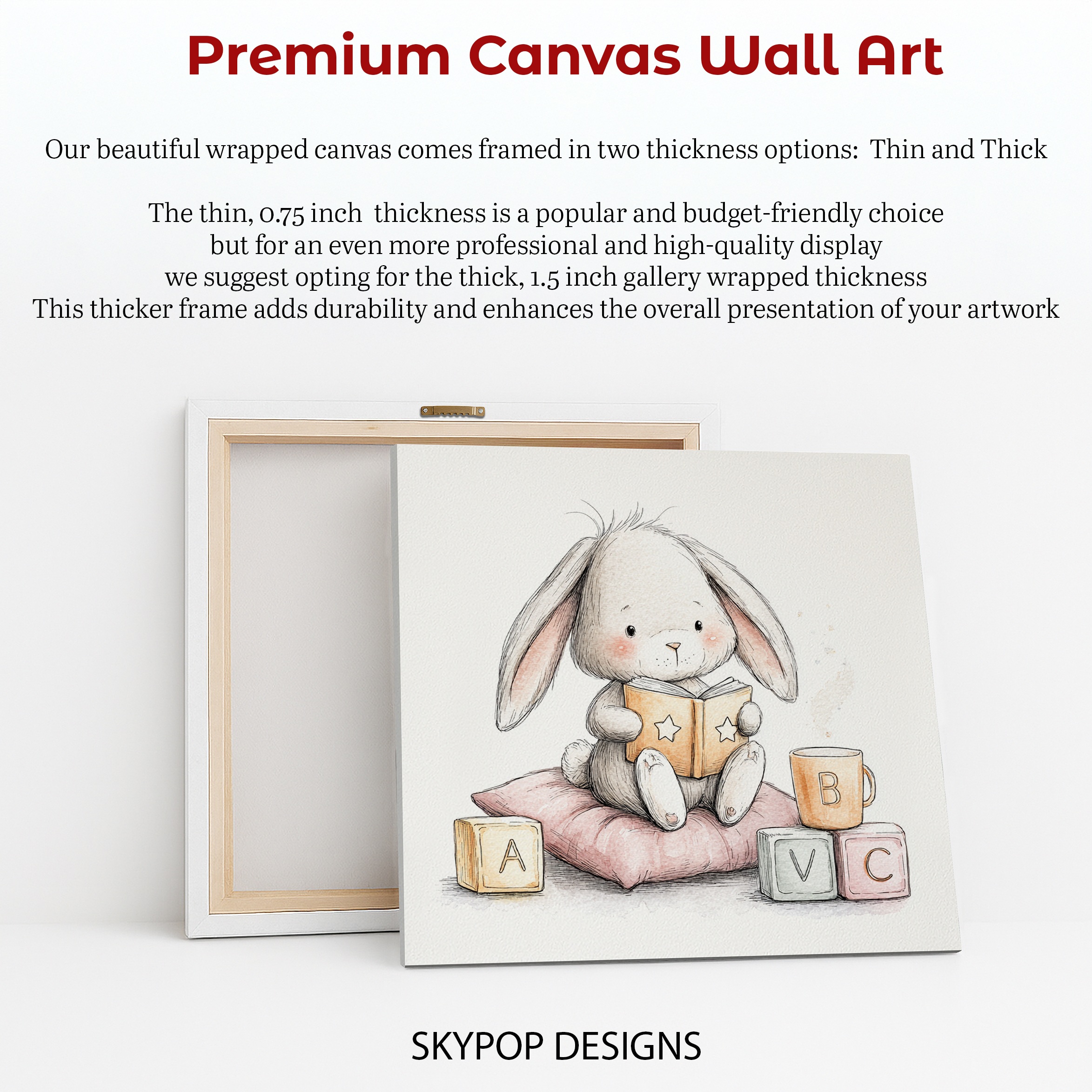 6.jpg Bunny Reading Book Art