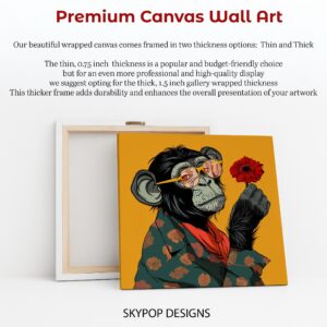 Hipster Chimp Art