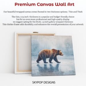 Bear Winter Walk Art