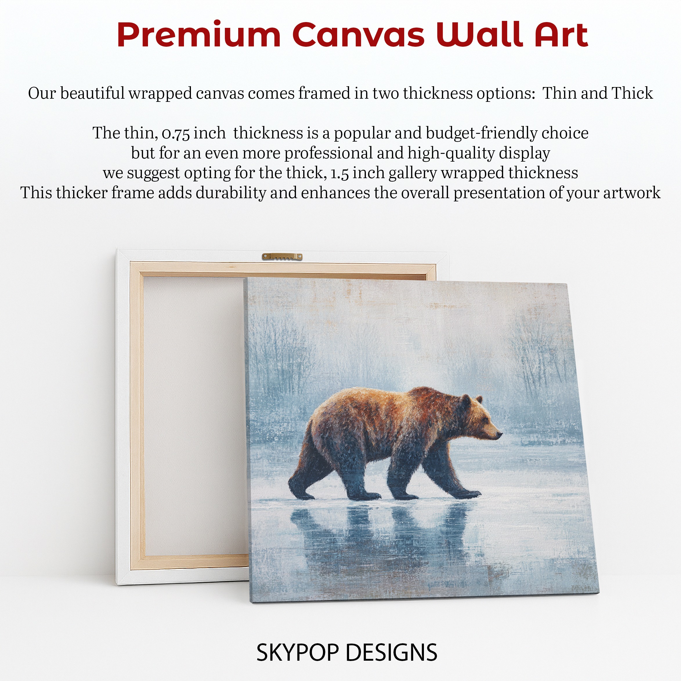 6.jpg Bear Winter Walk Art