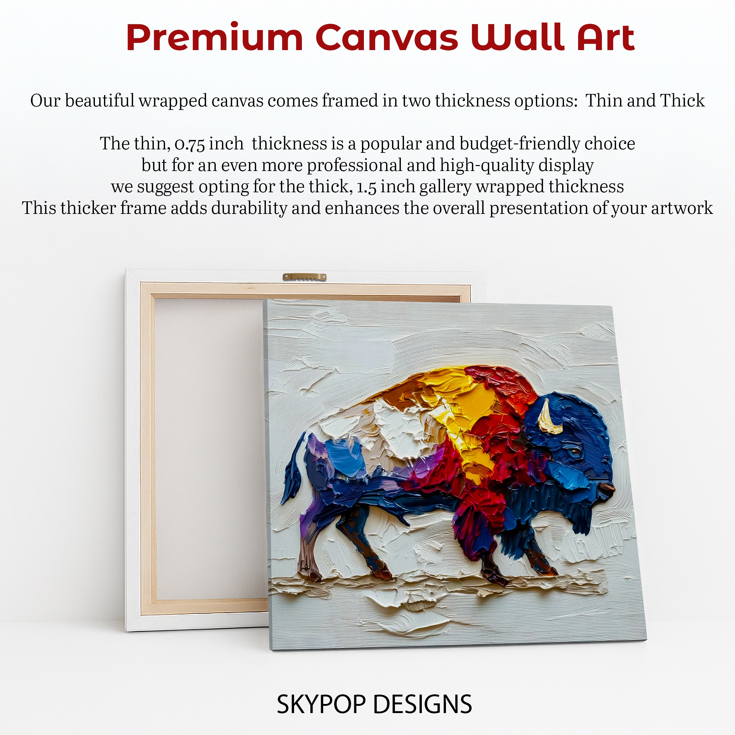 6.jpg Bison Wall Art