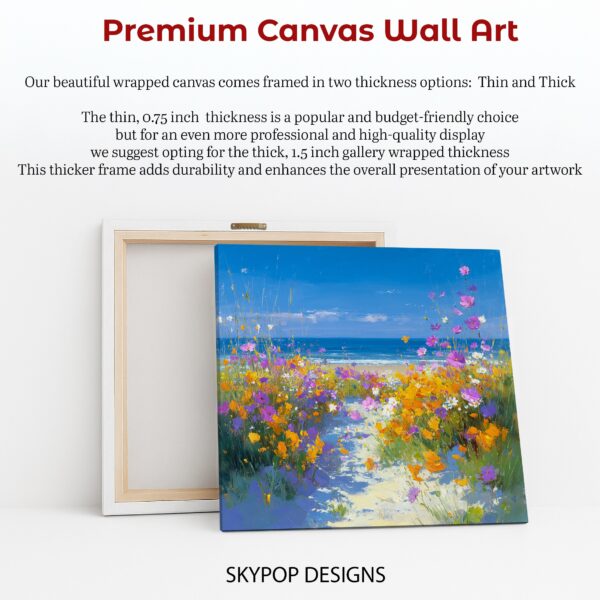 Coastal Wildflower Art