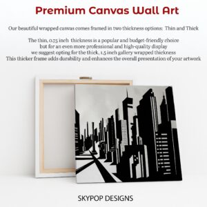 Cityscape Silhouette Art