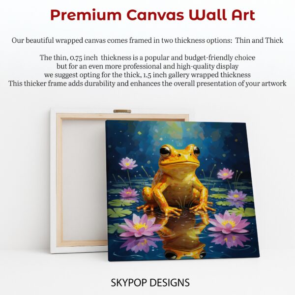 Golden Frog Pond Art