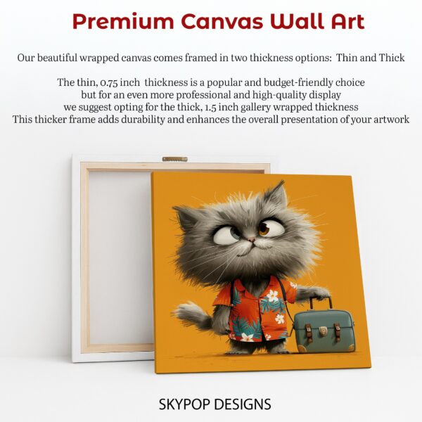 Cat Vacation Art