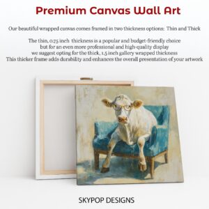 Cow Glasses Art