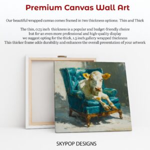Cow in Armchair Art