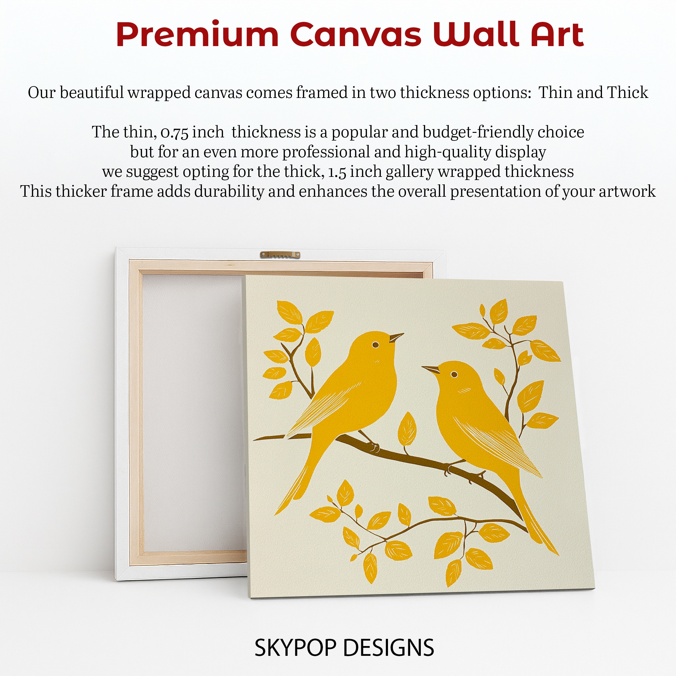 6.jpg Golden Bird Branch Art