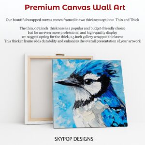 Blue Jay Portrait Art