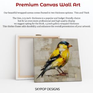 Yellow Goldfinch Art