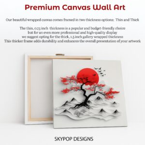 Japanese Cherry Blossom Tree Art