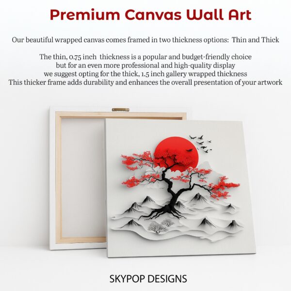Japanese Cherry Blossom Tree Art