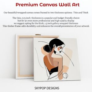 Minimalist Woman Profile Art