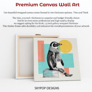 Penguin Scarf Art