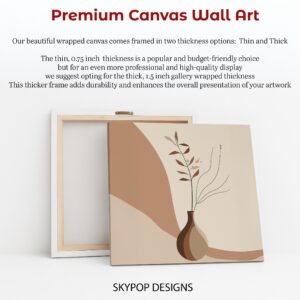 Minimalist Botanical Vase Art
