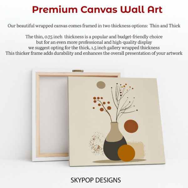 Autumn Branches Vase Art