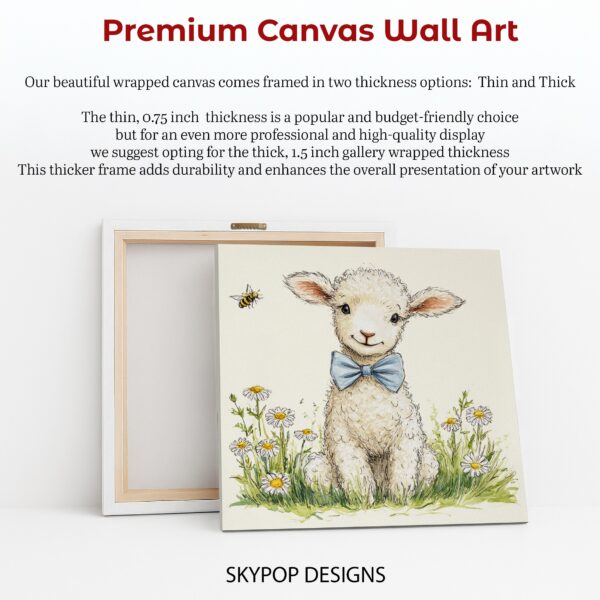 Lamb Bow Tie Art