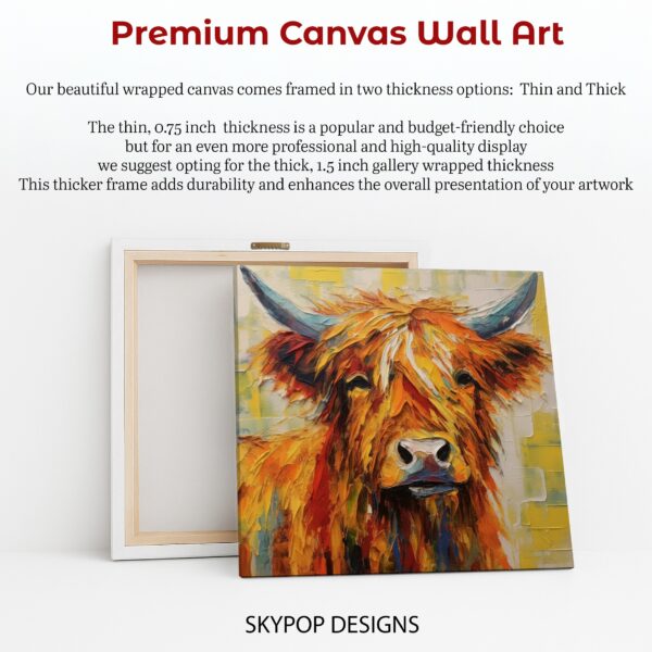 Highland Cow Art