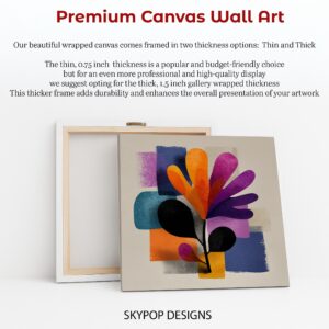 Vibrant Bloom Abstract Art