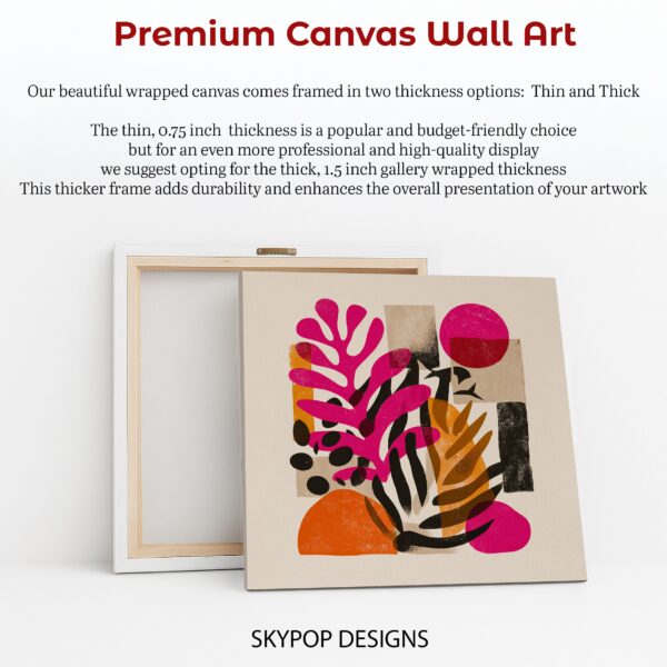 Tropical Abstract Shapes Art