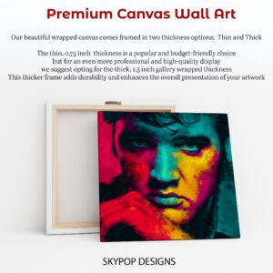 Vibrant Face Portrait Art