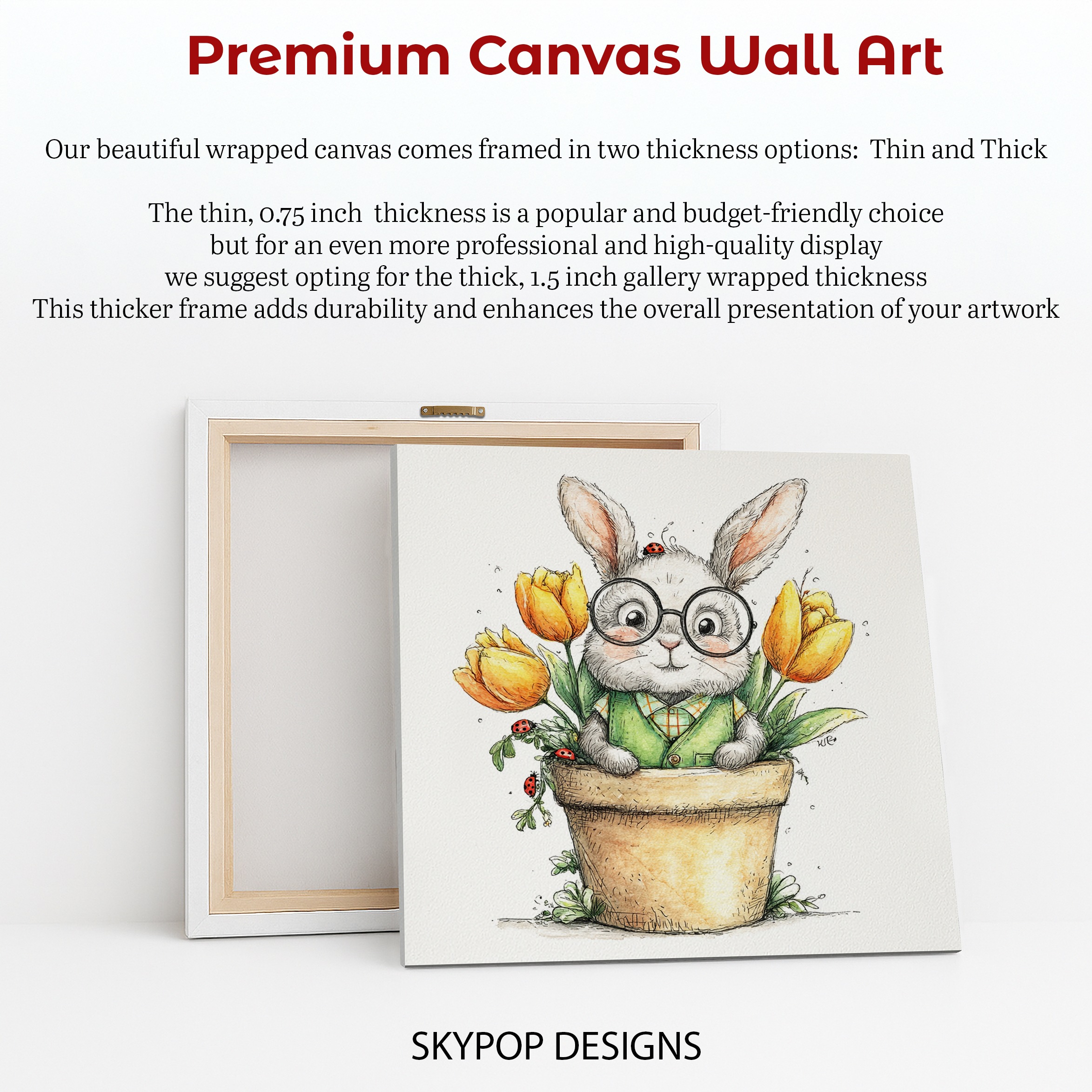 6.jpg Bunny Flower Pot Art