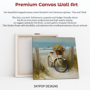 Beach Bicycle Bliss Art