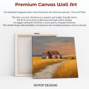 Golden Wheat Field Art