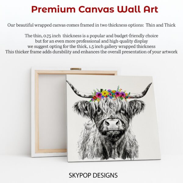 Highland Cow Art