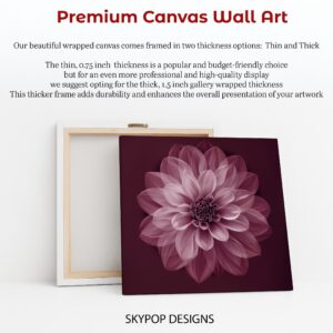 Pink Dahlia Bloom Art