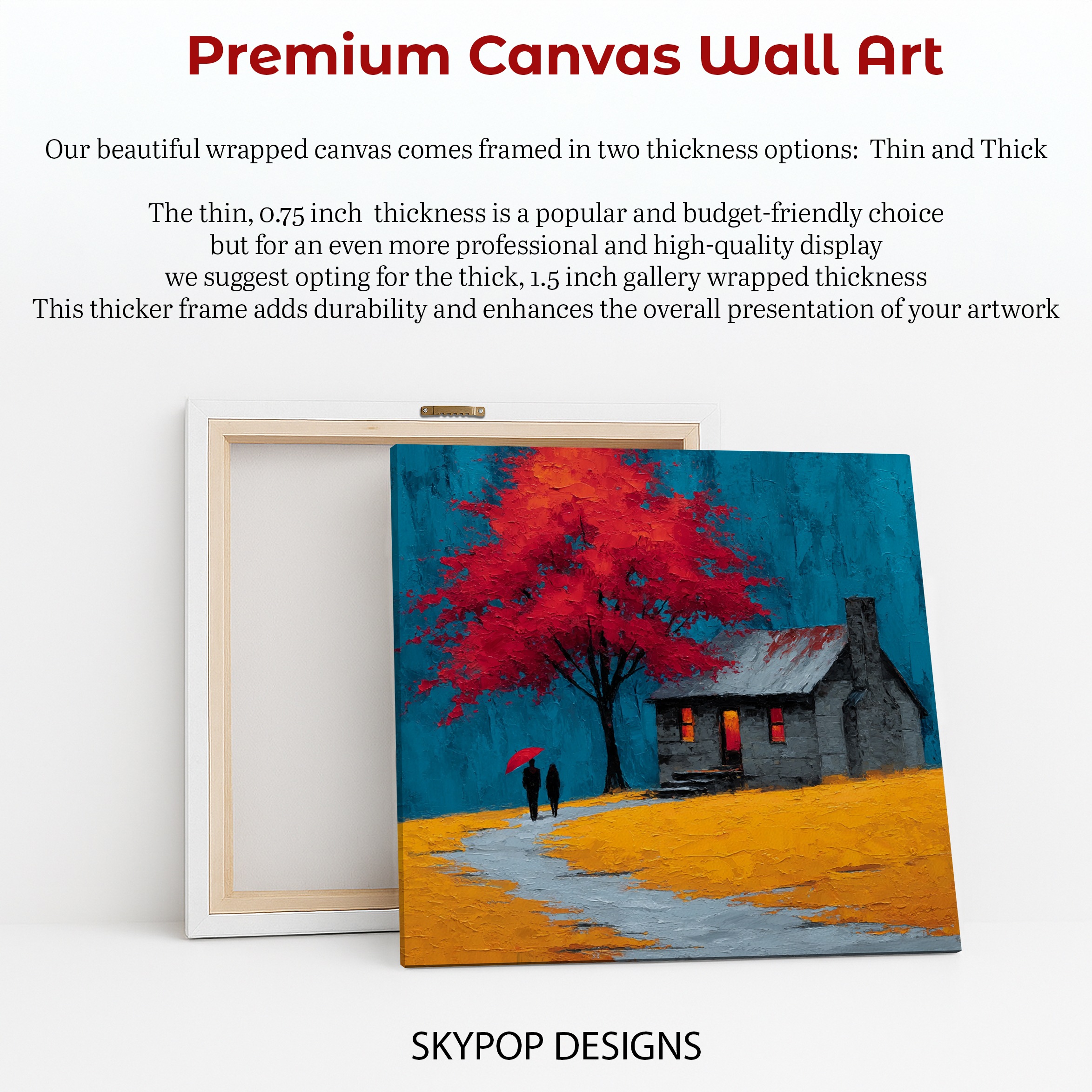 6.jpg Vibrant Red Tree House Art