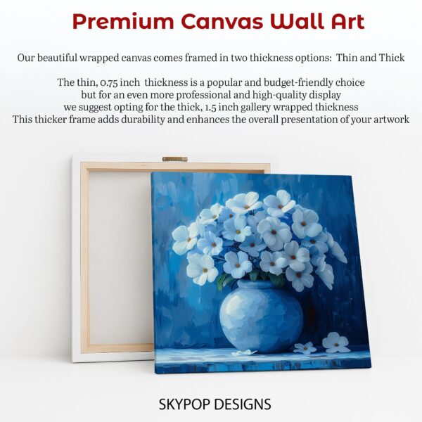 Blue Dogwood Blossoms Art
