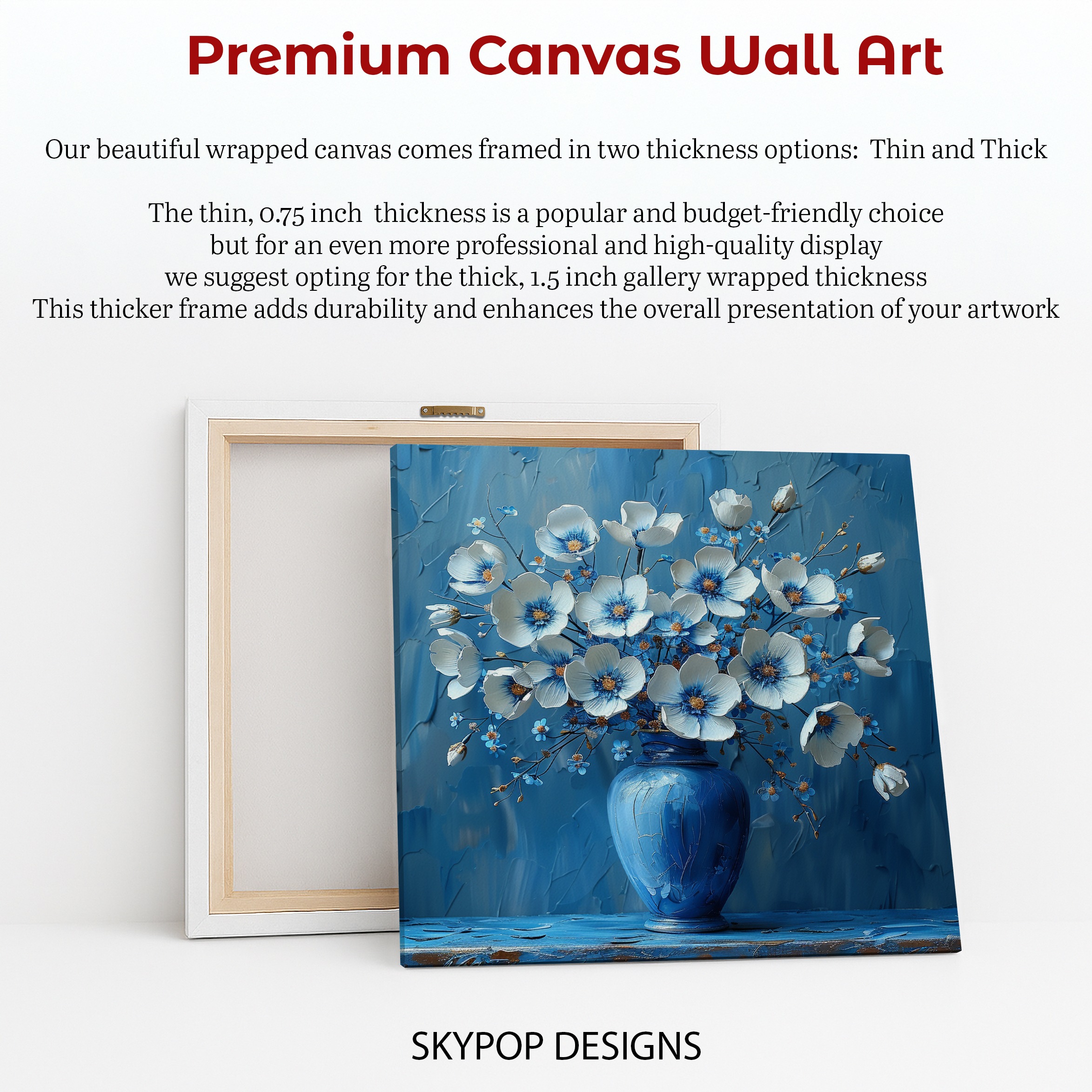 6.jpg Blue Floral Vase Art