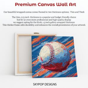 Dynamic Baseball Art