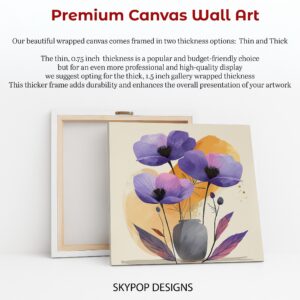 Purple Poppy Art