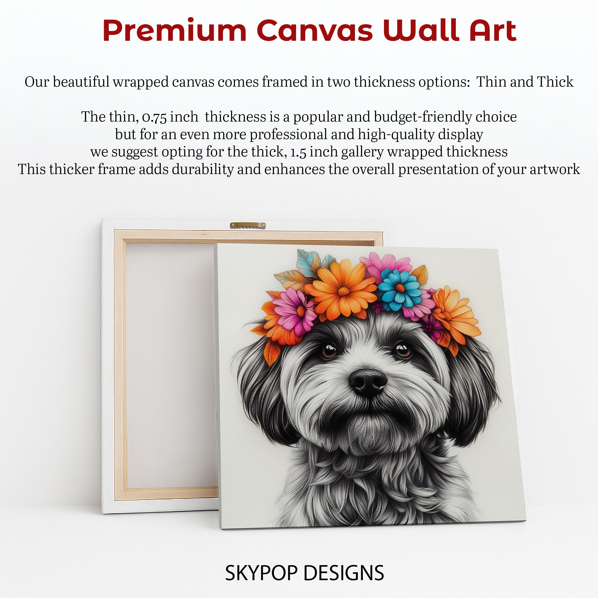 6.jpg Dog Floral Crown Art